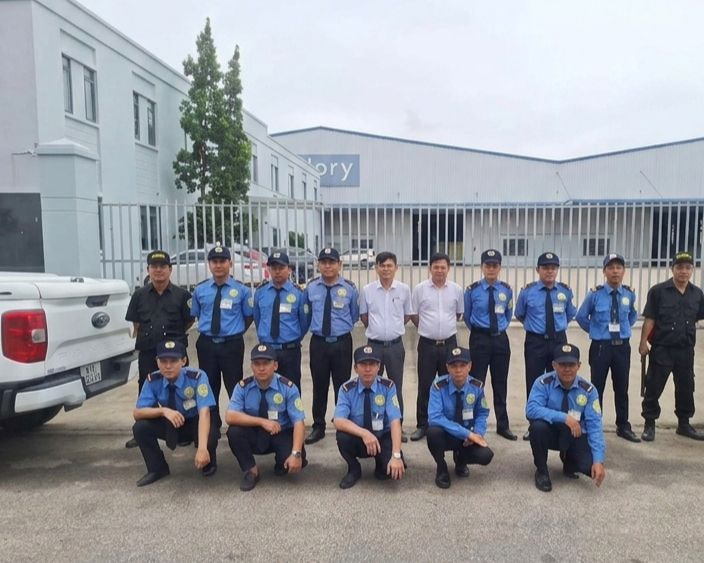 Đội ngũ bảo vệ KCN Phú Mỹ được đào tạo bài bản