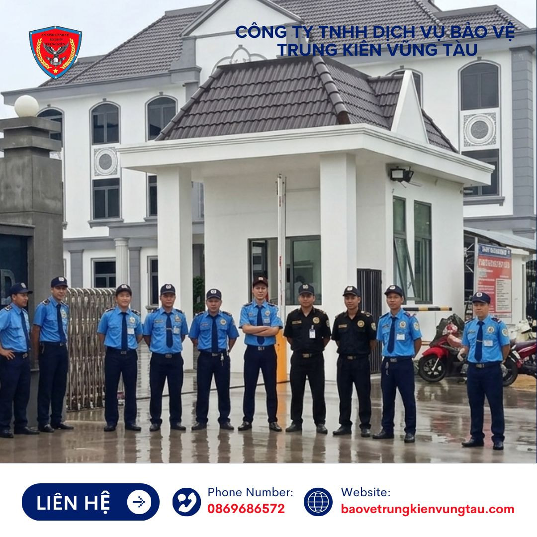 Dịch vụ bảo vệ tại Phú Mỹ Tân Thành uy tín – Trung Kiên đồng hành cùng doanh nghiệp.